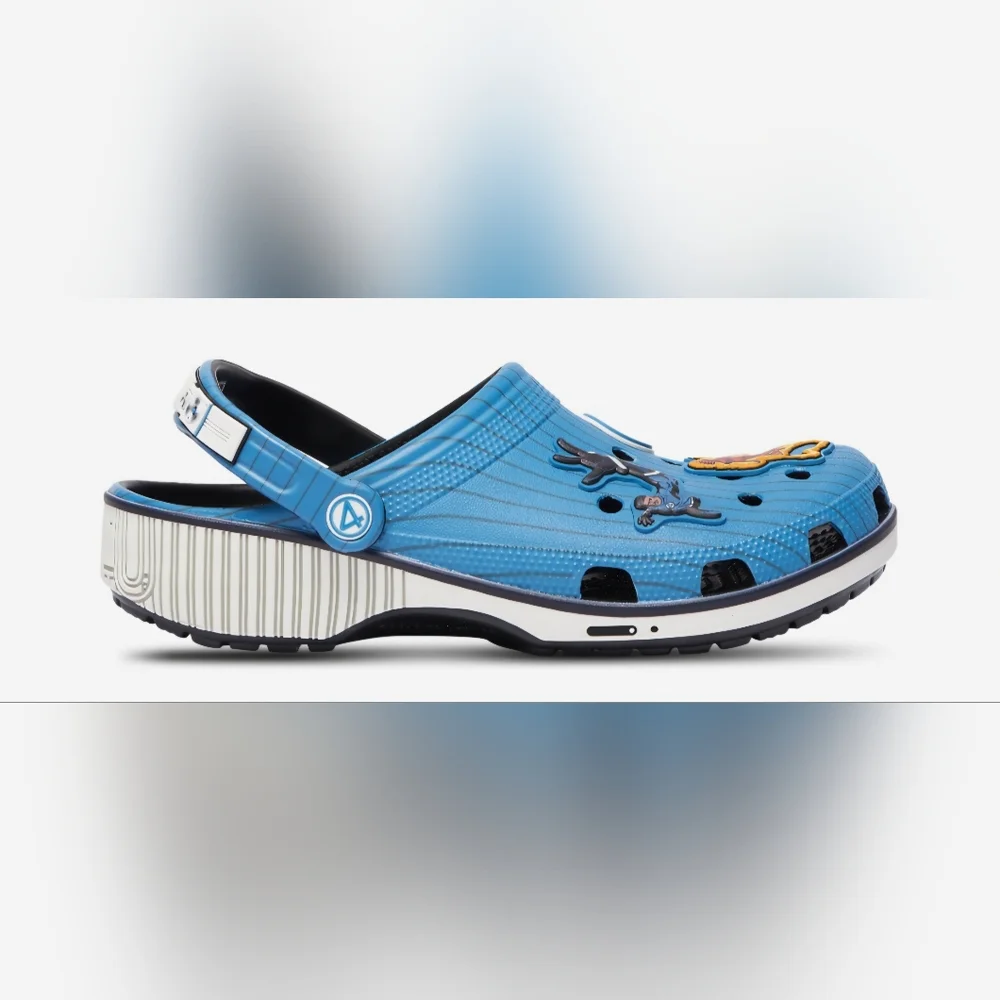 🔺️🆕️🔺️CROCS Mens Blue Fantastic 4 Crocs ⭐️
